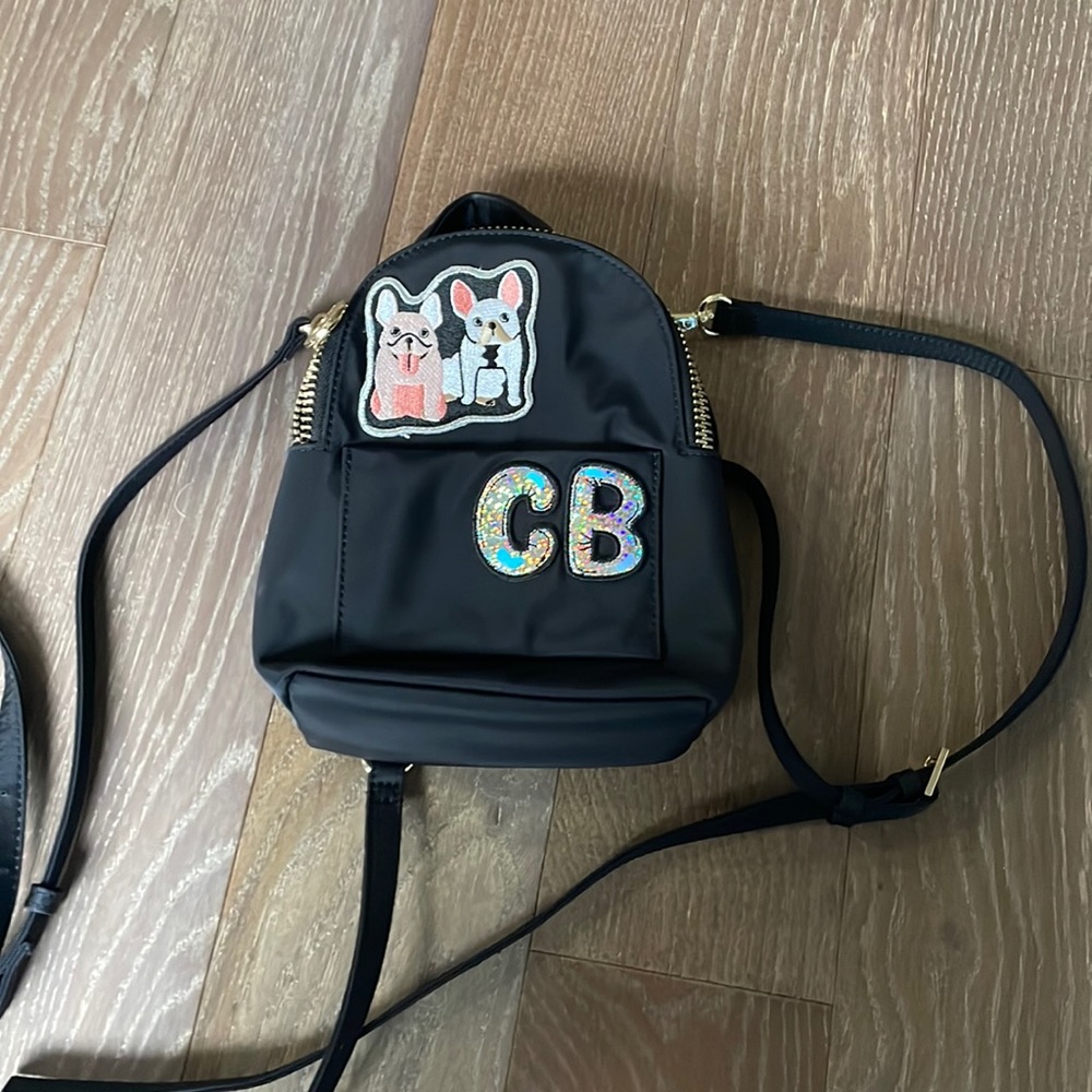 Mini STONEY CLOVER backpack! (The patches can be taken off)